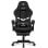 Silla Gaming GTPLAYER Ergonómica con Reposapiés y Soporte Lumbar Negro