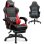 Chaise GTPLAYER Gaming Double Dossier Dorsal Repose-pieds Rouge