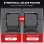 Gtplayer Soporte Volante Con Palanca V1 V2 Inclinable Multiplataforma - Negro Rojo