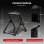 Gtplayer Soporte Volante Con Palanca V1 V2 Inclinable Multiplataforma - Negro Naranja