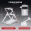 Gtplayer Soporte Volante Con Palanca V1 V2 Inclinable Multiplataforma - Blanco Rojo