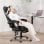 Silla Gaming GTPLAYER Ergonómica con Masaje Lumbar y Reposapiés 150 kg - Negra