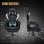 Silla Gaming GTPLAYER Ergonómica con Masaje Lumbar y Reposapiés 150 kg - Negra