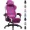 Chaise gaming GTPLAYER respirante large repose-pieds violet
