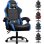 Chaise Gaming GTPLAYER avec Support Lombaire et Tete Reglable - Bleu