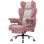 Silla Gaming GTPLAYER con Soporte Lumbar de Muelles, Reposapiés, 180 kg - Rosa