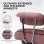 Silla Gaming GTPLAYER con Soporte Lumbar de Muelles, Reposapiés, 180 kg - Rosa