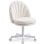 Chaise de bureau GTPLAYER Home Office blanche sans accoudoirs hauteur réglable