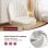 Chaise de bureau GTPLAYER Home Office blanche sans accoudoirs hauteur réglable