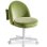 Chaise de bureau GTPLAYER Home Office sans accoudoirs réglable velours vert