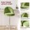 Chaise de bureau GTPLAYER Home Office sans accoudoirs réglable velours vert