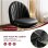 Chaise de bureau GTPLAYER sans accoudoirs réglable en hauteur cuir PU noir