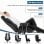 Silla gaming GTPLAYER con soporte lumbar de muelles y reposapiés ajustable