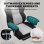 Silla gaming GTPLAYER con soporte lumbar de muelles y reposapiés ajustable