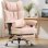 Silla Gaming Ergonómica GTPLAYER con Reposapiés Retráctil y Reclinable 150° Rosa