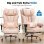 Silla Gaming Ergonómica GTPLAYER con Reposapiés Retráctil y Reclinable 150° Rosa