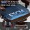 Chaise GTPLAYER Wide Gaming avec soutien lombaire ressort PU 180kg