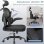 Ergonomischer Bürostuhl GTPLAYER mit 3D-Kopfstütze und klappbaren Armlehnen