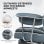 Silla Gaming GTPLAYER Ergonómica Soporte Lumbar Muelle Ajustable 180 kg