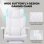 Chaise Gaming GTPLAYER Repose-Pieds Soutien Lombaire 180 kg