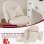 Silla de oficina GTPLAYER Vanity Chair blanca sin brazos, altura regulable y ruedas