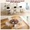 Silla de oficina GTPLAYER Vanity Chair blanca sin brazos, altura regulable y ruedas