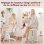 Silla de oficina GTPLAYER Vanity Chair blanca sin brazos, altura regulable y ruedas