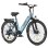 Bicicleta eléctrica HillMiles MileCity 1 Azul 26" Autonomía 100 km