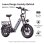 Bicicleta eléctrica HillMiles MileLink 1 250 W 48 V 18 Ah Fatbike gris