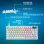 Clavier Logitech G316 X 75 compact réactivité 8 kHz RGB avec switches tactiles interchangeables touches PBT