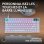 Clavier Logitech G316 X 75 compact réactivité 8 kHz RGB avec switches tactiles interchangeables touches PBT