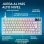 Teclado Logitech G316 X mecánico con interruptores intercambiables y RGB LIGHTSYNC blanco