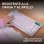 Teclado Logitech G316 X mecánico con interruptores intercambiables y RGB LIGHTSYNC blanco
