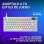Teclado Logitech G316 X mecánico con interruptores intercambiables y RGB LIGHTSYNC blanco