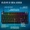 Teclado Logitech G316 X 75% com ecrã LED, RGB LIGHTSYNC e switches táteis intercambiáveis, teclas PBT