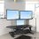Bureau réglable StarTech.com StarTech.com pour coin avec support double écran