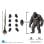 Figura Kong Skull Island Exquisite Basic Articulada 15 Cms