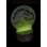Lámpara Led Stencil Jurassic World Logo Cambia De Color 22 Cms