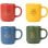 Set De 4 Tazas Harry Potter Con Soporte De Metal Porcelana 300 Mls