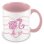 Taza Barbie Silueta Y Logo Cerámica 320 Mls