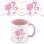 Taza Barbie Silueta Y Logo Cerámica 320 Mls