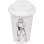 Vaso De Viaje Original Stormtrooper Star Wars Blanca Cerámica 275 Mls