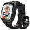 RAYOFI R5 Plus GPS 4G 1.72'' Schwarz Kinderuhr Armbänder Silikon Nylon