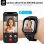 RAYOFI R5 Plus GPS 4G 1.72'' Schwarz Kinderuhr Armbänder Silikon Nylon