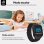 RAYOFI R5 Plus GPS 4G 1.72'' Schwarz Kinderuhr Armbänder Silikon Nylon