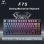 Teclado Aula F75 mecánico gaming compacto 75% US ANSI RGB tri-modo