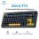 Tastatur Aula F75 75% kompakt RGB Tri-Modus Switch Greywood V3 US ANSI