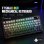 Teclado Aula F75 Max Tri-mode Compacto US ANSI RGB com ecrã TFT e switches Reaper