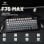 Tastatur Aula F75 Max Mechanisch Kabellos Bluetooth 2.4G Gasket RGB LCD Display