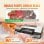 Machine sous vide Autrucker 130W 90KPa Double pompe Cutter et accessoires